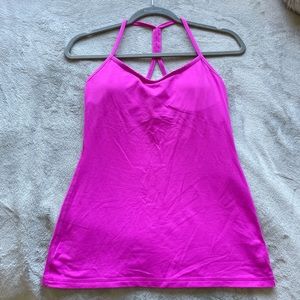 Hot Pink Lucy workout top